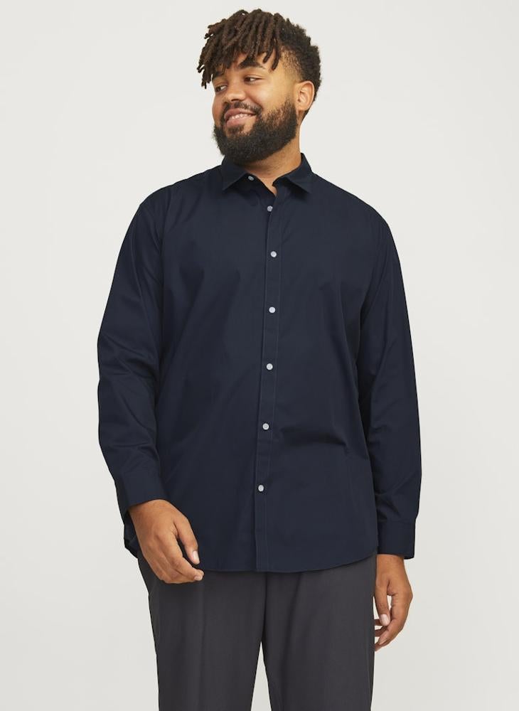 JACK & JONES Solid Plus size Regular Fit Shirt - Image 1